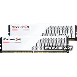 Купить 64GB (2x32Gb) PC5-48000 G.Skill F5-6000J2836G32GX2-RS5W в Минске, доставка по Беларуси
