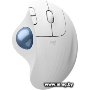 Купить Logitech Ergo M575S (белый, синий шарик) 910-007036/910-007028 в Минске, доставка по Беларуси
