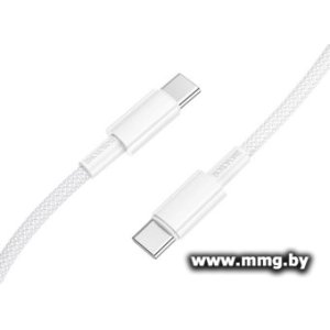 Кабель Borofone BX117 Type-C - Type-C (1м, белый)