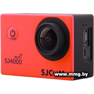 Купить SJCAM SJ4000 WiFi (красный) в Минске, доставка по Беларуси