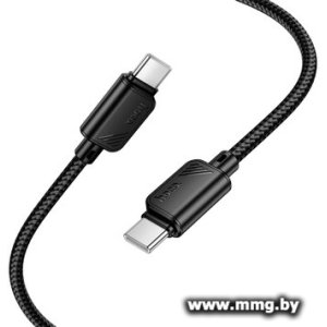 Кабель Hoco X113 USB Type-C - USB Type-C (1 м, черный)