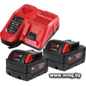 Milwaukee M18 M18NRGCR-502 4932479831 (2 x 18В/5 Ач + 12-18В