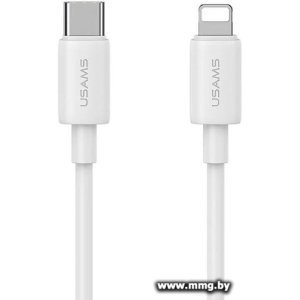 Кабель Usams SJ712 USB Type-C - Lightning (1 м, белый) SJ711USB02