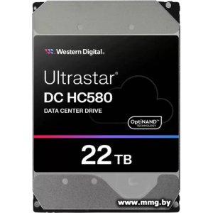 Купить 22000Gb WD Ultrastar DC HC580 WUH722422ALE604 в Минске, доставка по Беларуси