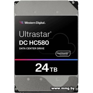 Купить 24000Gb WD Ultrastar DC HC580 WUH722424ALE604 в Минске, доставка по Беларуси