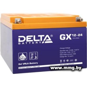 Купить Delta GX 12-24 (12В/24 А·ч) в Минске, доставка по Беларуси