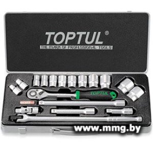 Купить Набор трещотка с головками Toptul GCAD1802 18 предметов в Минске, доставка по Беларуси