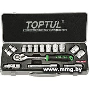 Купить Набор трещотка с головками Toptul GCAD1502 15 предметов в Минске, доставка по Беларуси