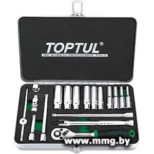 Купить Набор трещотка с головками Toptul GCAD1822 18 предметов в Минске, доставка по Беларуси