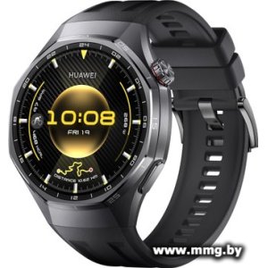 Huawei Watch GT 6 Pro 46 мм (черный, с черным силиконовым ремешком, международная версия) 55020FWC