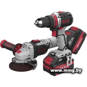 Купить P.I.T. P0001-02 (шуруповерт, болгарка, 2 АКБ, кейс) в Минске, доставка по Беларуси