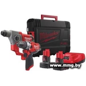 Milwaukee 4933459813 (шуруповерт, перфоратор, 2 АКБ, кейс)