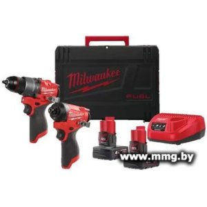 Купить Milwaukee M12FPP2A2-402X 4933480587 (шуруповерт, винтоверт, в Минске, доставка по Беларуси