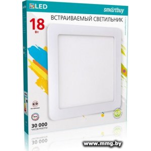 Купить Точечный светильник Smartbuy SBL-DLSq-18-65K в Минске, доставка по Беларуси