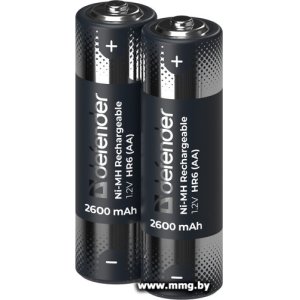 Купить Аккумулятор Defender HR6-2BL 2600 mAh AA (56512) в Минске, доставка по Беларуси