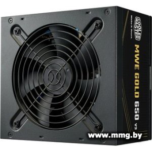 Купить 650W Cooler Master MWE Gold v3 MPE-6502-ACAAG-3BEU в Минске, доставка по Беларуси