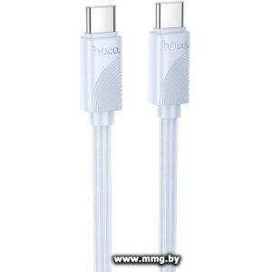 Кабель Hoco X114 60W USB Type-C - USB Type-C (1 м, голубой)