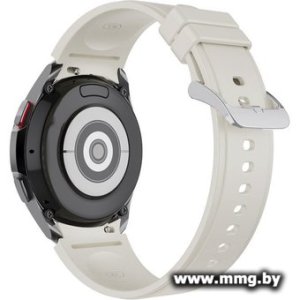 Ремешок Rumi Classic силиконовый для Samsung Galaxy Watch4/5/6 (20 мм, серый)