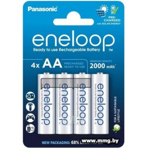 Купить Аккумулятор Panasonic Eneloop AA BK-3MCDE/4CP (4 шт) в Минске, доставка по Беларуси