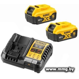 Купить DeWalt DCB1104P2-QW (18В/2x5 Ач + 12/18В) в Минске, доставка по Беларуси