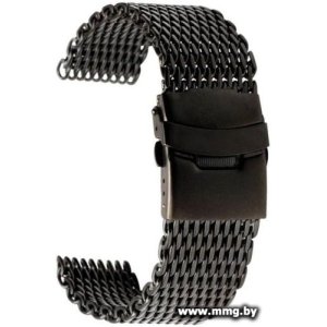 Купить Браслет Rumi Shark металлический 20 мм (черный) в Минске, доставка по Беларуси