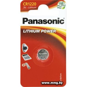 Купить Батарейка Panasonic CR1220 CR-1220EL/1B в Минске, доставка по Беларуси