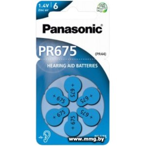 Купить Батарейка Panasonic PR675 PR44 PR-675/6LB (6 шт) в Минске, доставка по Беларуси