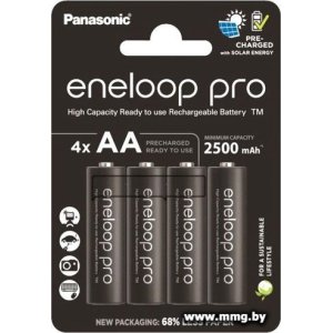 Аккумулятор Panasonic Eneloop Pro AA BK-3HCDE/4CP (4 шт)