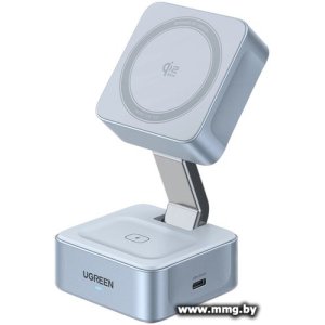 Купить Зарядное устройство Ugreen MagFlow 2-in-1 W752 55960 (голубой) в Минске, доставка по Беларуси