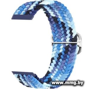 Ремешок Rumi Wick из плетеного нейлона для Huawei Band 7 (синий микс)