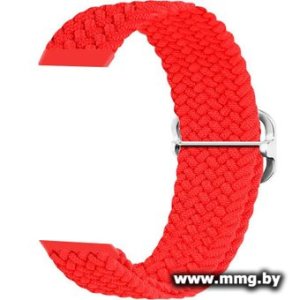 Ремешок Rumi Wick из плетеного нейлона для Huawei Band 7 (красный)