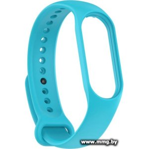Купить Ремешок Rumi силиконовый для Xiaomi Smart Band 7 (голубой) в Минске, доставка по Беларуси