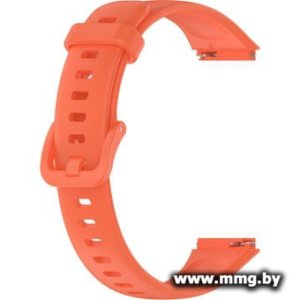 Купить Ремешок Rumi силиконовый для Huawei Band 7 (оранжевый) в Минске, доставка по Беларуси