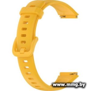 Купить Ремешок Rumi силиконовый для Huawei Band 7 (льняной желтый) в Минске, доставка по Беларуси