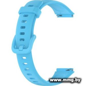 Купить Ремешок Rumi силиконовый для Huawei Band 7 (голубой) в Минске, доставка по Беларуси