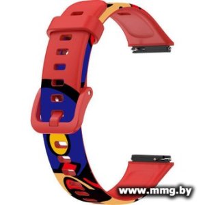 Купить Ремешок Rumi силиконовый для Huawei Band 7 Super Mario в Минске, доставка по Беларуси