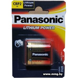 Купить Батарейка Panasonic Lithium Power CRP2 BL1 (CR-P2L/1B) в Минске, доставка по Беларуси