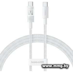 Кабель Baseus P10373000211-00 100W USB Type-C - USB Type-C (1 м, белый)
