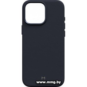 Чехол Magssory Eco Leather Case Blue для iPhone 16 Pro Max CLT029b