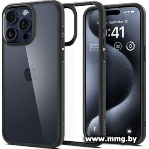 Чехол Spigen Ultra Hybrid для iPhone 15 Pro ACS06713 (черный)