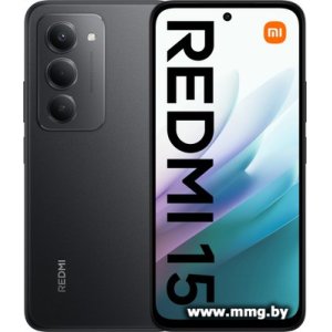 Купить Xiaomi Redmi 15 4G 6GB/128GB (черный) в Минске, доставка по Беларуси