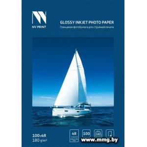 Фотобумага NV Print Глянцевая 10x15 180 г/м2 100 л NVP-180Gl4Rs100