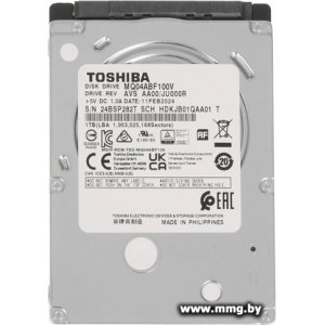 Купить 1000Gb Toshiba MQ04 MQ04ABF100V в Минске, доставка по Беларуси