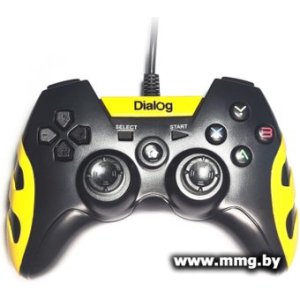 GamePad Dialog GP-A30 (черный/желтый)