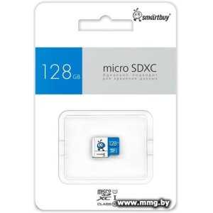 Купить SmartBuy 128GB microSDXC SB128GMSDU1BLUE00 в Минске, доставка по Беларуси