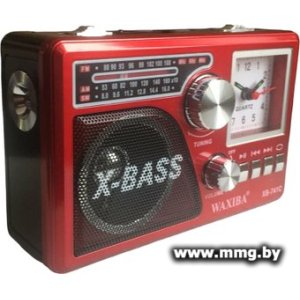 Купить Радиоприемник Waxiba XB-741C (красный) в Минске, доставка по Беларуси