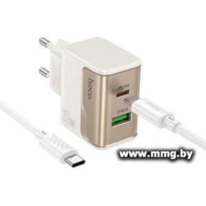 Зарядное устройство Hoco CS71A USB Type-C (белый)