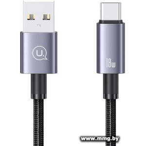Кабель Usams US-SJ680 USB Type-A - USB Type-C (0.25 м, черный) SJ680USB01