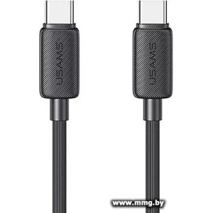 Кабель Usams US-SJ696 USB Type-C - USB Type-C (2 м, чёрный) SJ696USB01