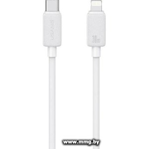 Кабель Usams US-SJ697 USB Type-C - Lightning (2 м, белый) SJ697USB02